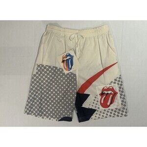 Vintage The Rolling Stones Shorts 1989 Sz LG Brockum RARE NOS Steel Wheels 80s